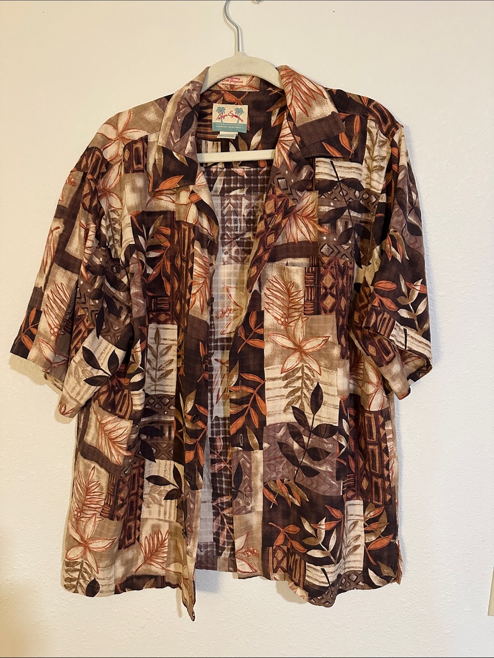 Men’s 100% Silk Hawaiian Shirt